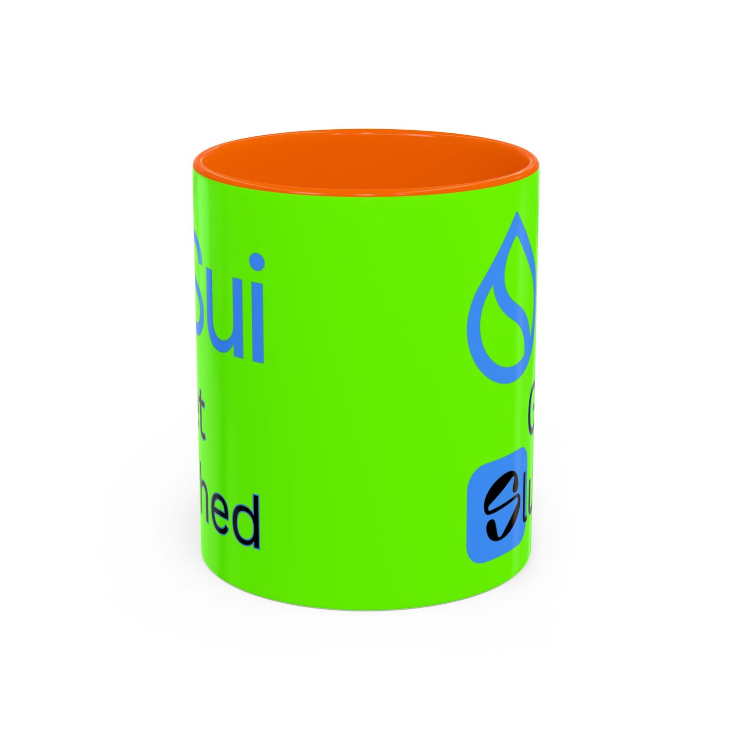Sui: Get Slushed Green Accent Mug by cypherpunkgear.com