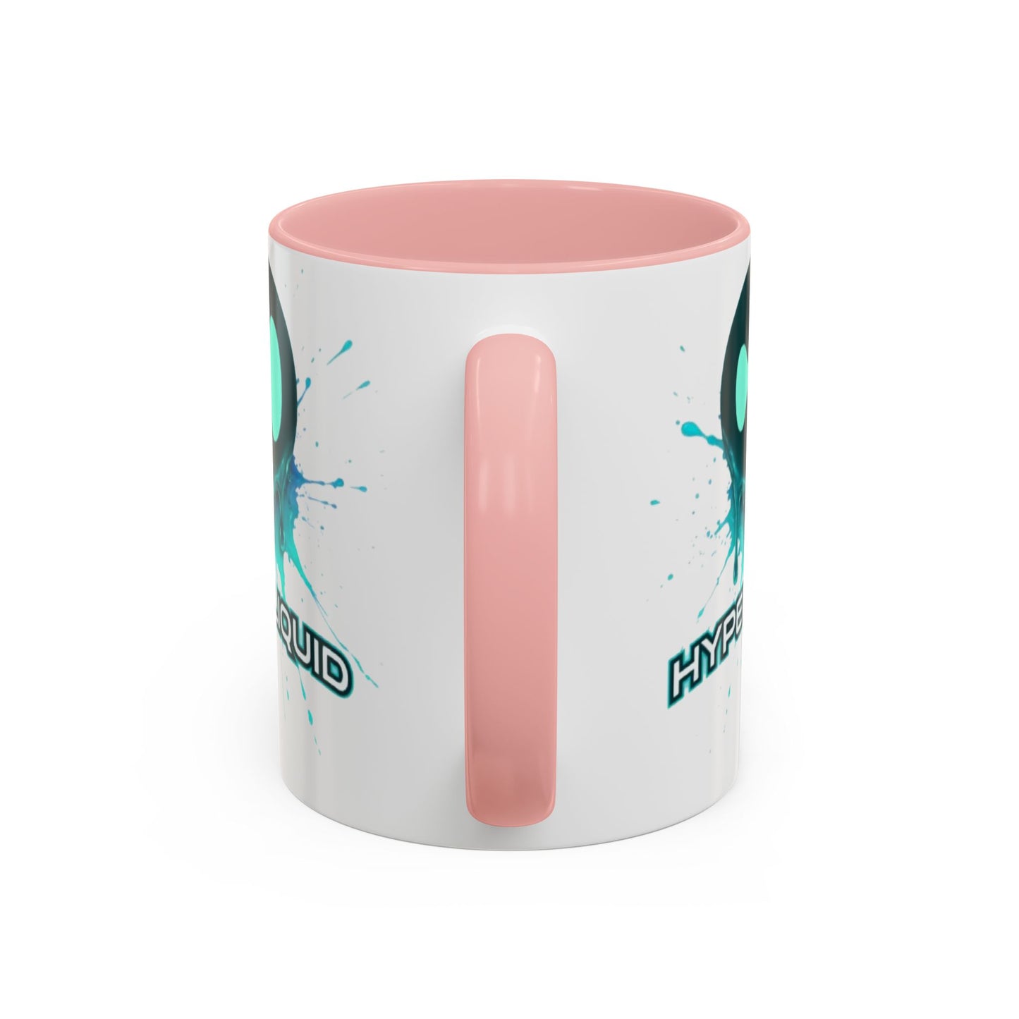 HYPE Drip White Accent Mug by cypherpunkgear.com