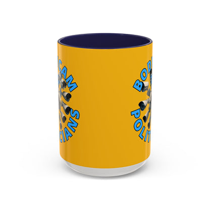 Bodycam the Politicians Cameras Yellow Accent Mug by cypherpunkgear.com