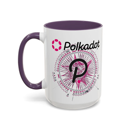 Polkadot (DOT) Accent Mug by cypherpunkgear.com