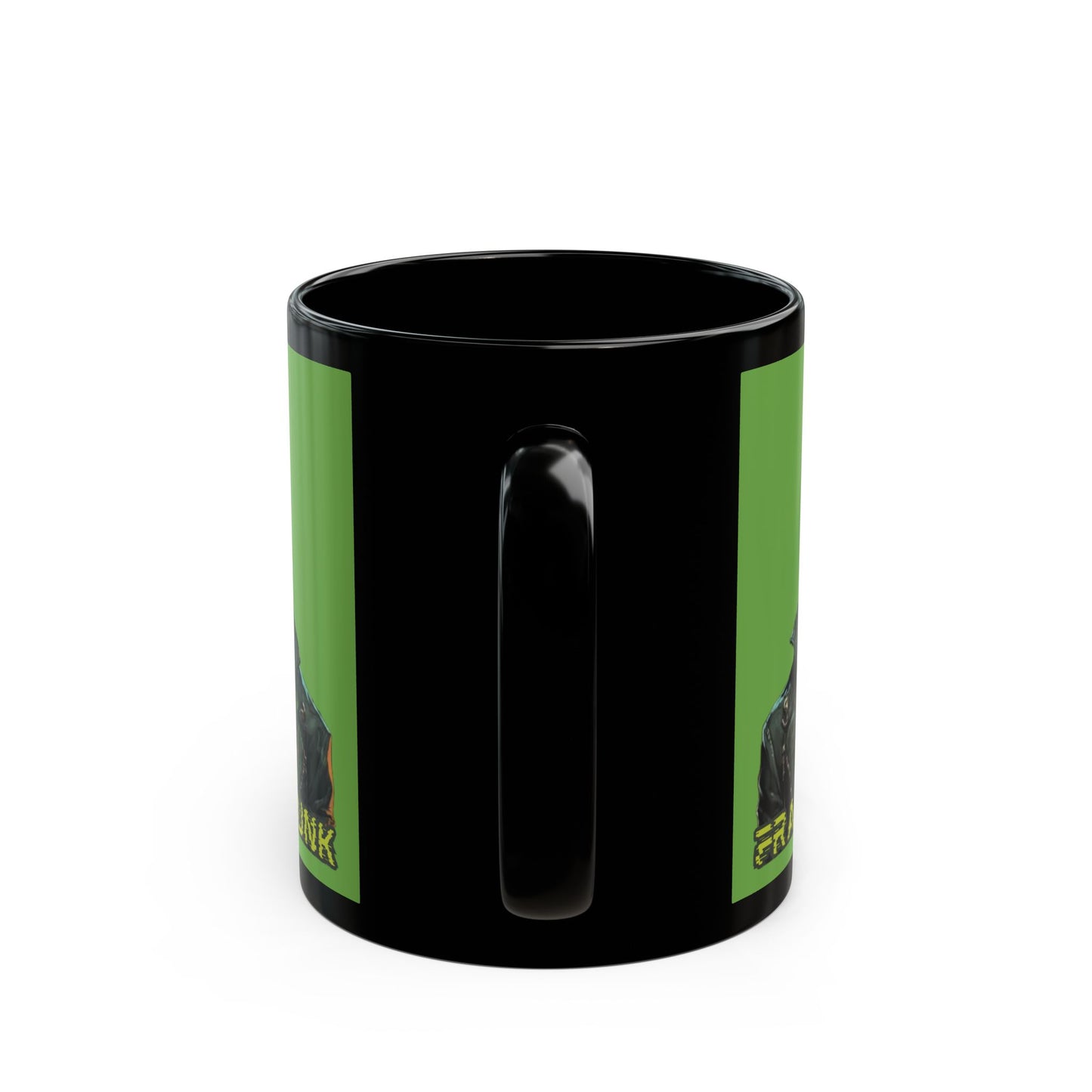 Frankenpunk Green Mug by CreepyCrafts.boo