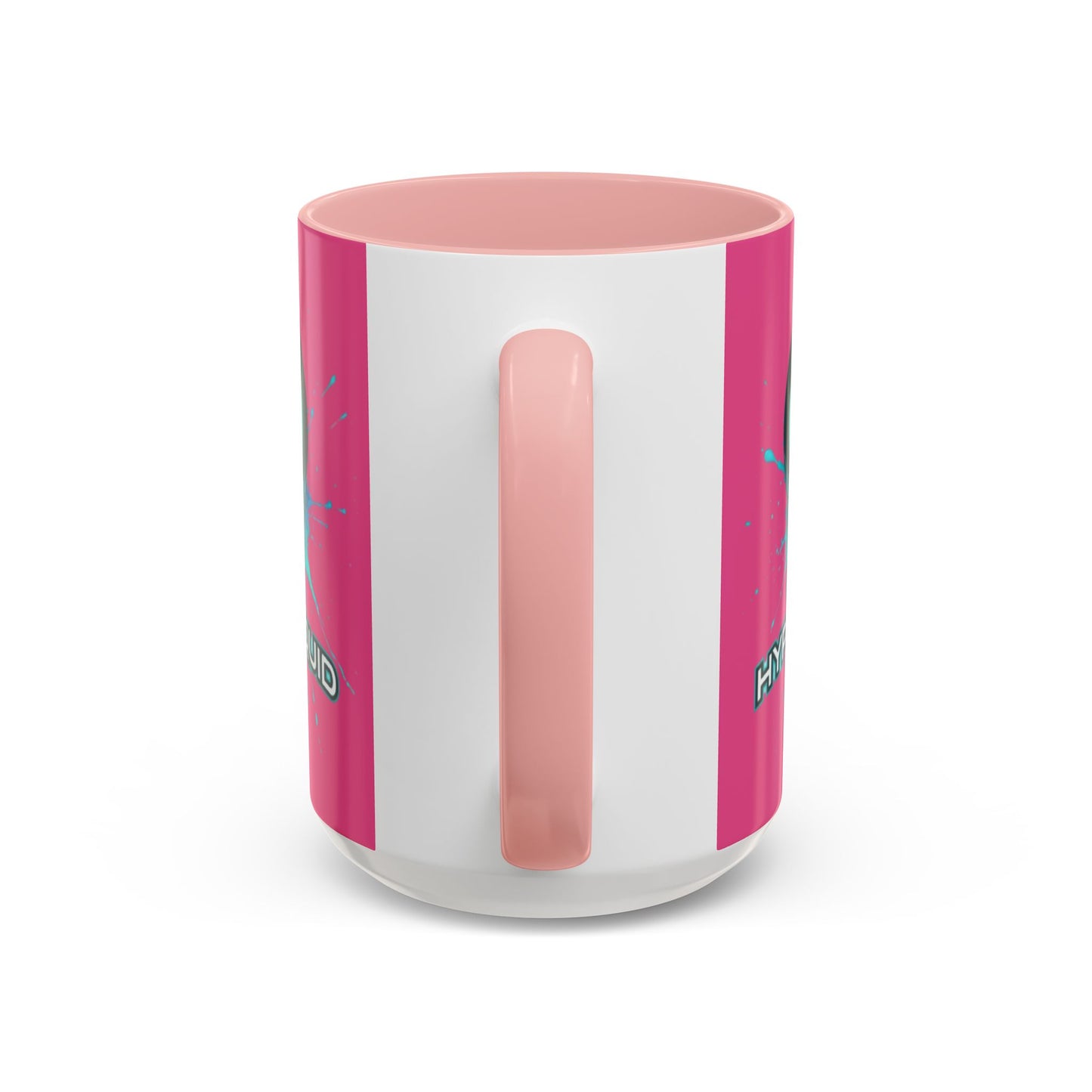 HYPE Drip Pink Accent Mug by cypherpunkgear.com