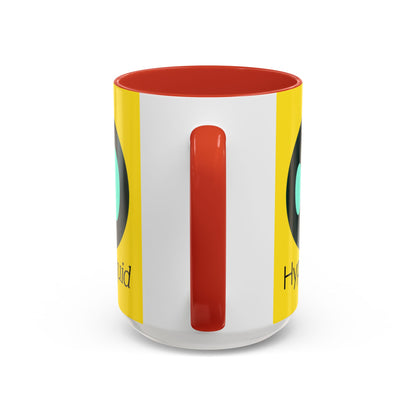 Hyperliquid Black font Yellow Accent Mug by cypherpunkgear.com
