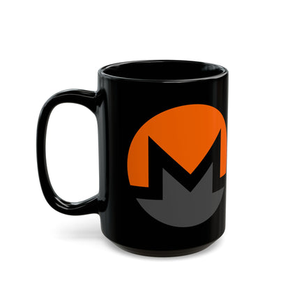 Monero (XMR) Black Mug by cypherpunkgear.com
