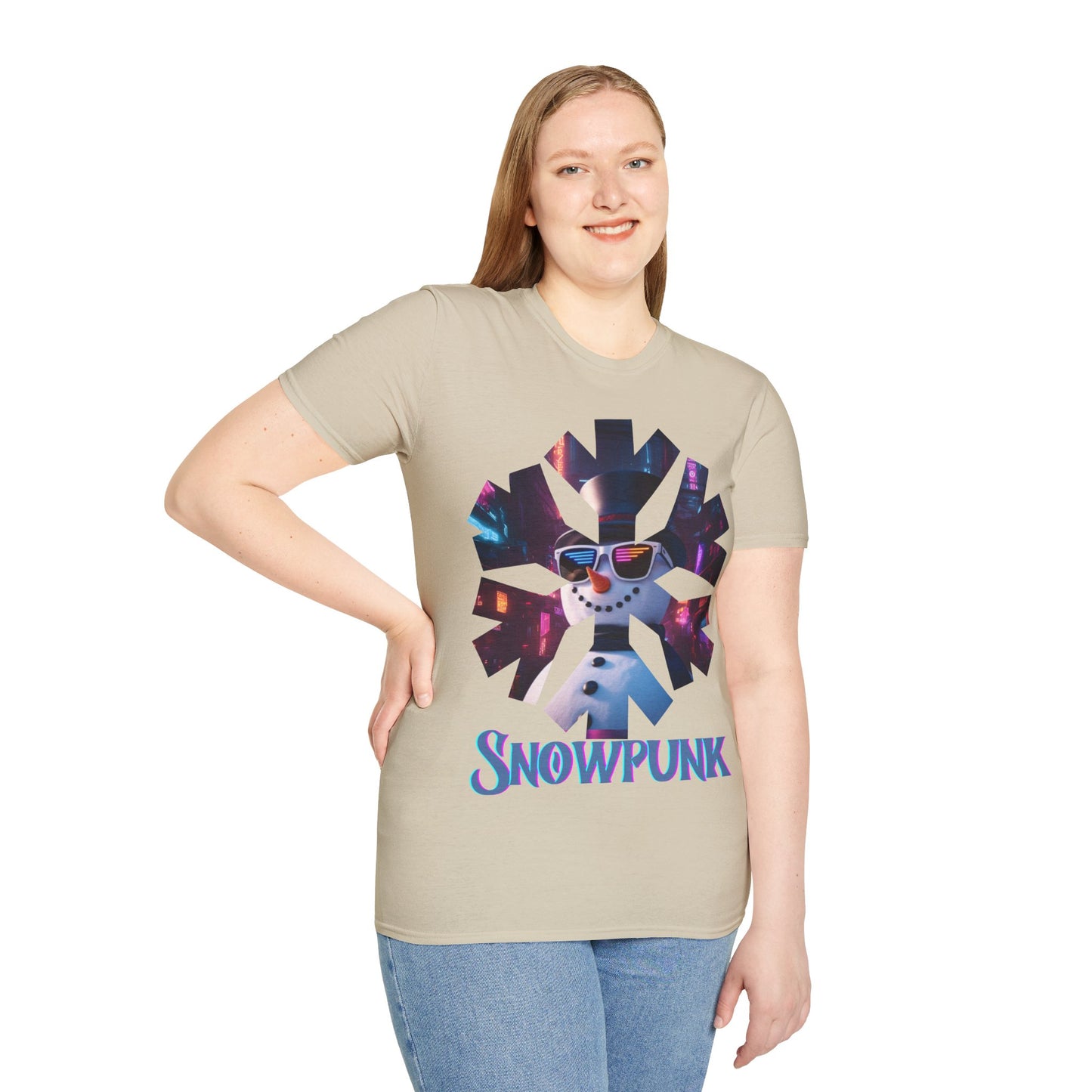 Snowpunk Light colors Unisex T-Shirt by cypherpunkgear.com