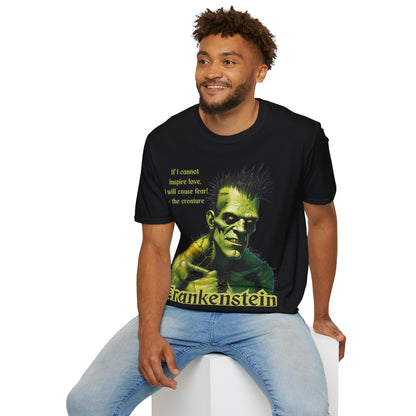 Frankenstein's Creature Dark colors Unisex T-Shirt by CreepyCrafts.boo