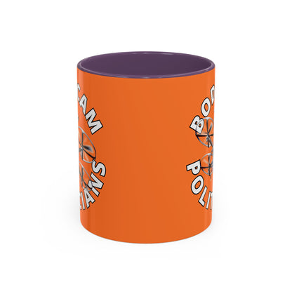 Bodycam the Politicians Drone Orange Accent Mug by cypherpunkgear.com