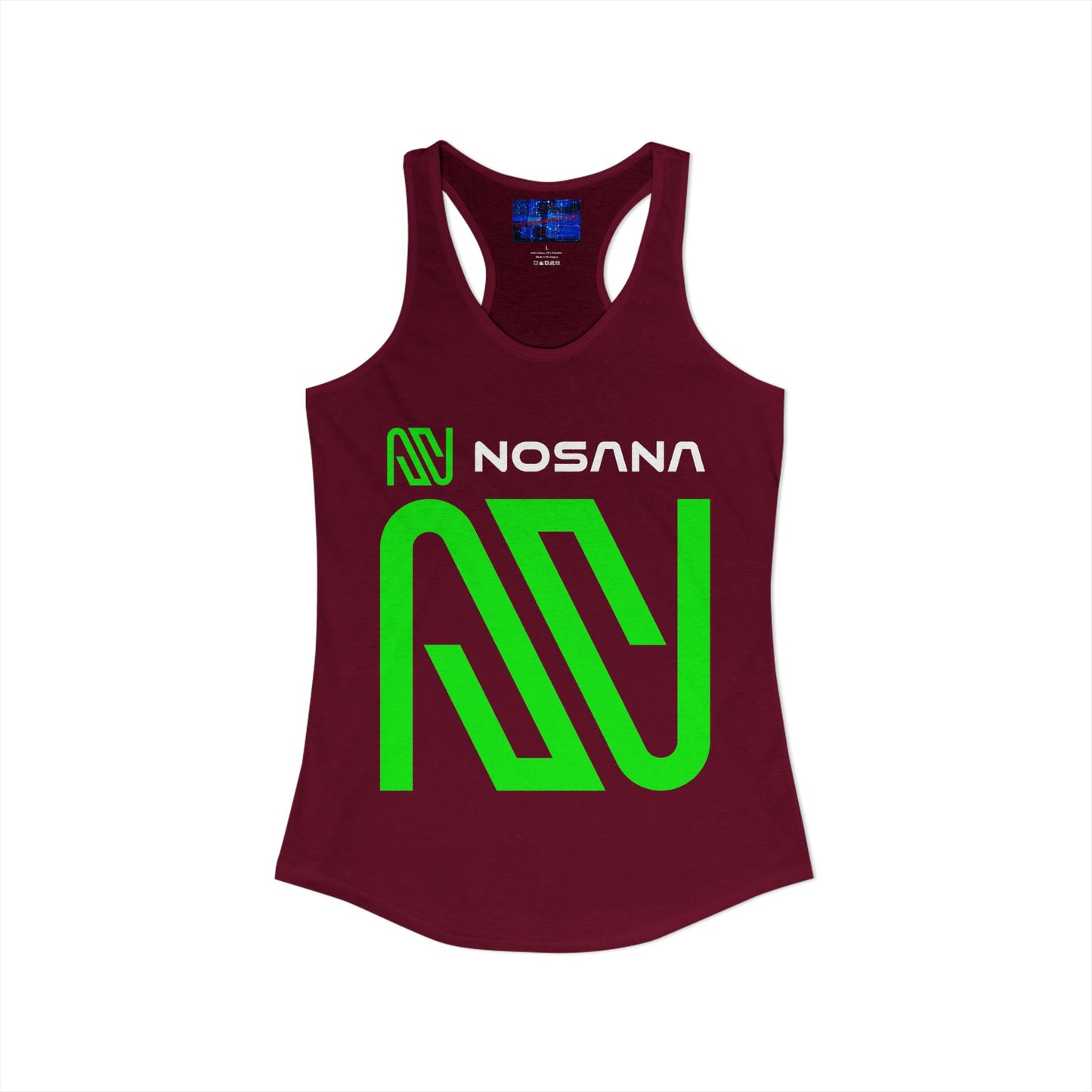 Nosana (NOS) Women's Racerback Tank Top by cypherpunkgear.com