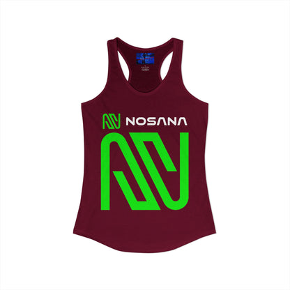 Nosana (NOS) Women's Racerback Tank Top by cypherpunkgear.com