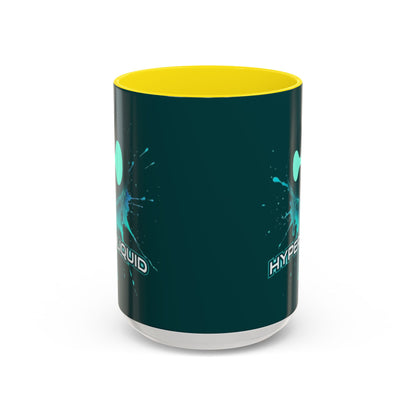 HYPE Drip Dark Hyperliquid Accent Mug by cypherpunkgear.com