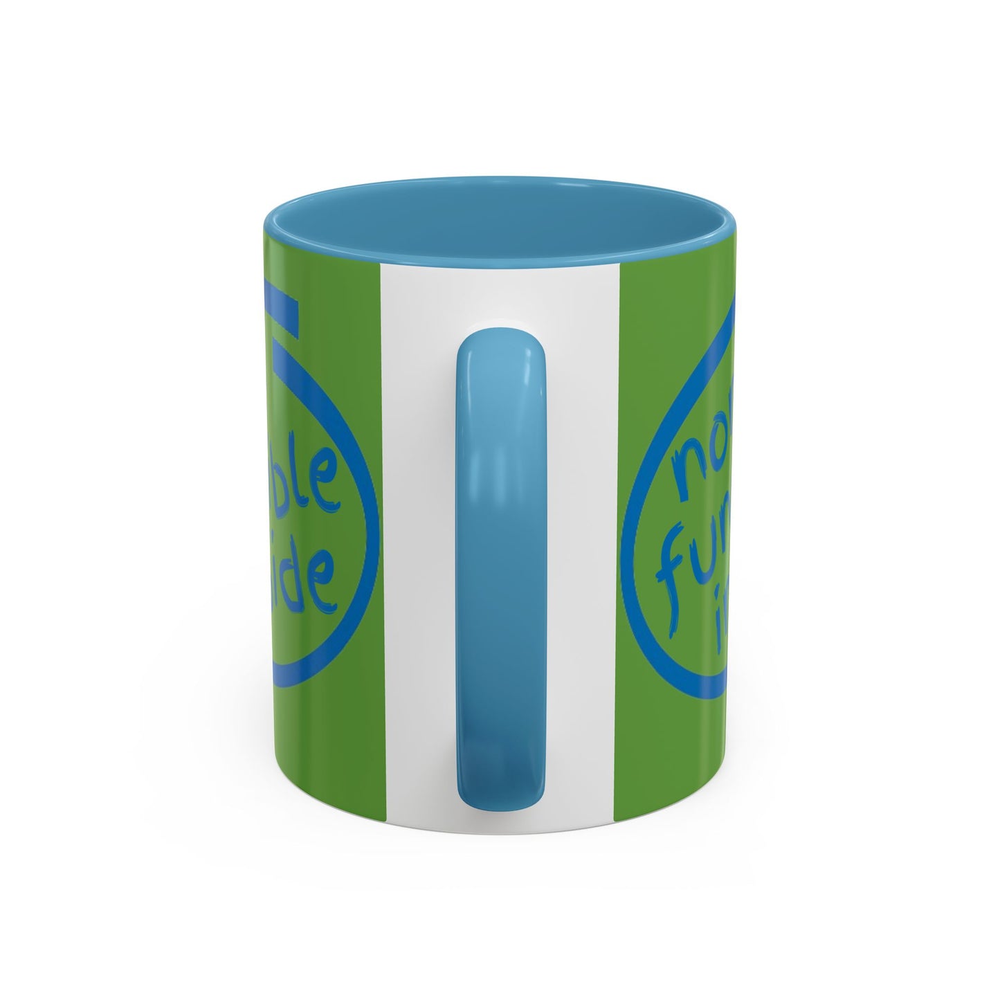 Non-Fungible Inside Green Accent Mug by cypherpunkgear.com