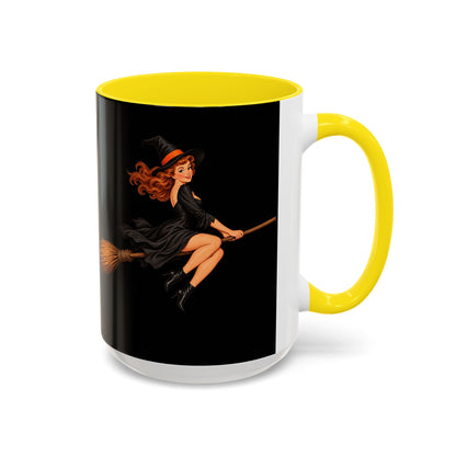 Hazel Hex Black Accent Mug by CreepyCrafts.boo