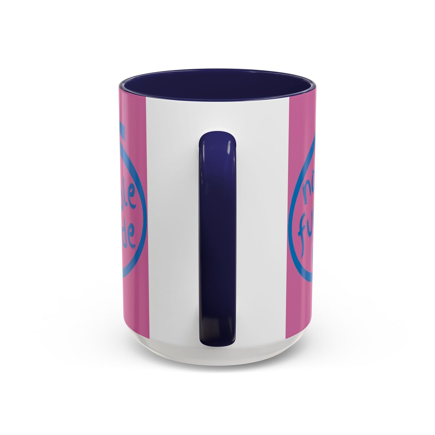 Non-Fungible Inside Pink Accent Mug by cypherpunkgear.com