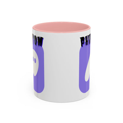 Phantom Hot Wallet White Accent Mug by cypherpunkgear.com