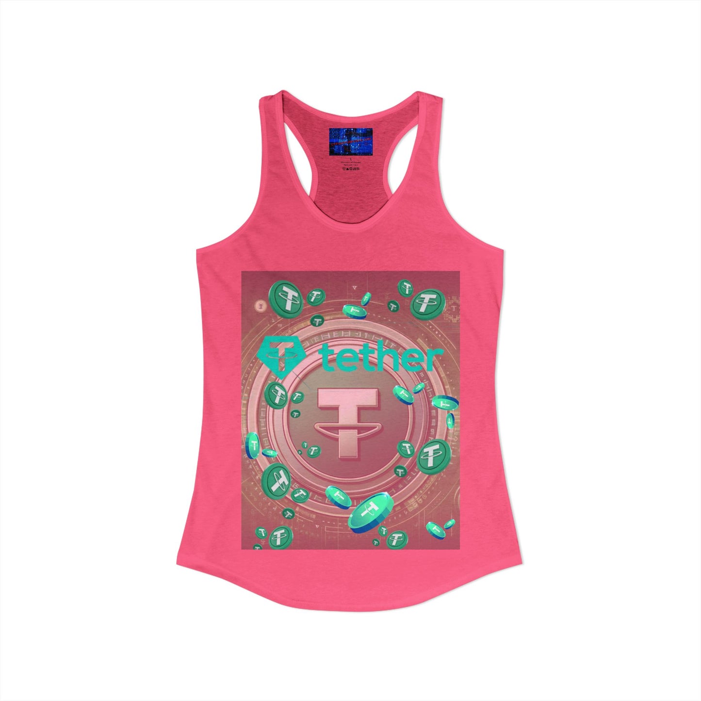 Tether Women's Racerback Tank Top by cypherpunkgear.com