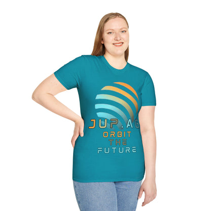 Jupiter (JUP) Orbit the Future Dark colors Unisex T-Shirt by cypherpunkgear.com