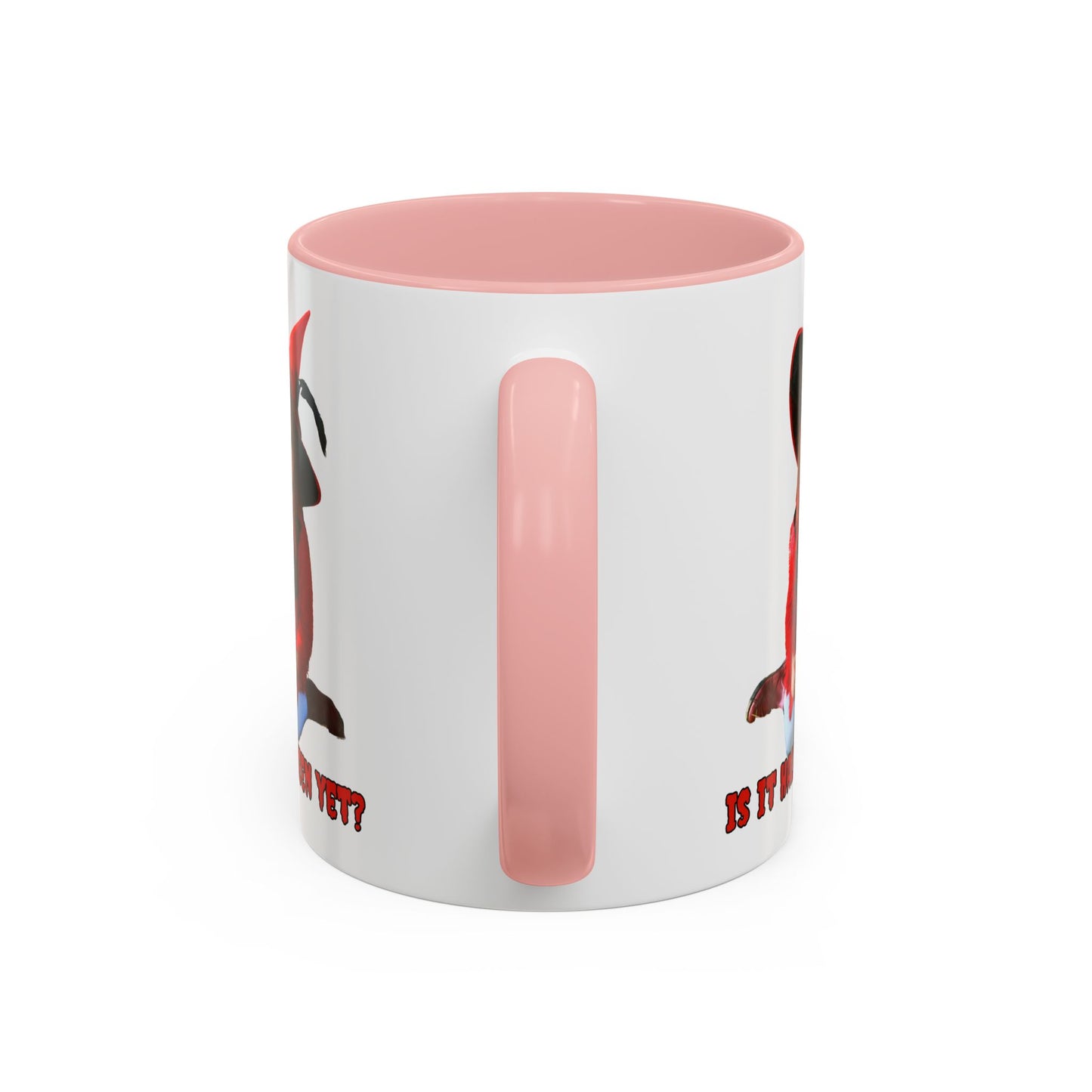 Is it Halloween yet? White Accent Mug by CreepyCrafts.boo