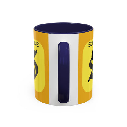 SolflareLogo Yellow Accent Mug by cypherpunkgear.com