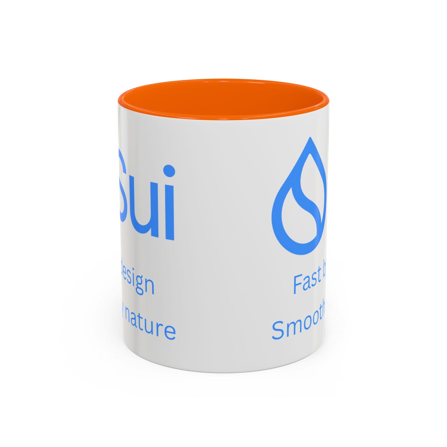 SUI White Accent Mug by cypherpunkgear.com