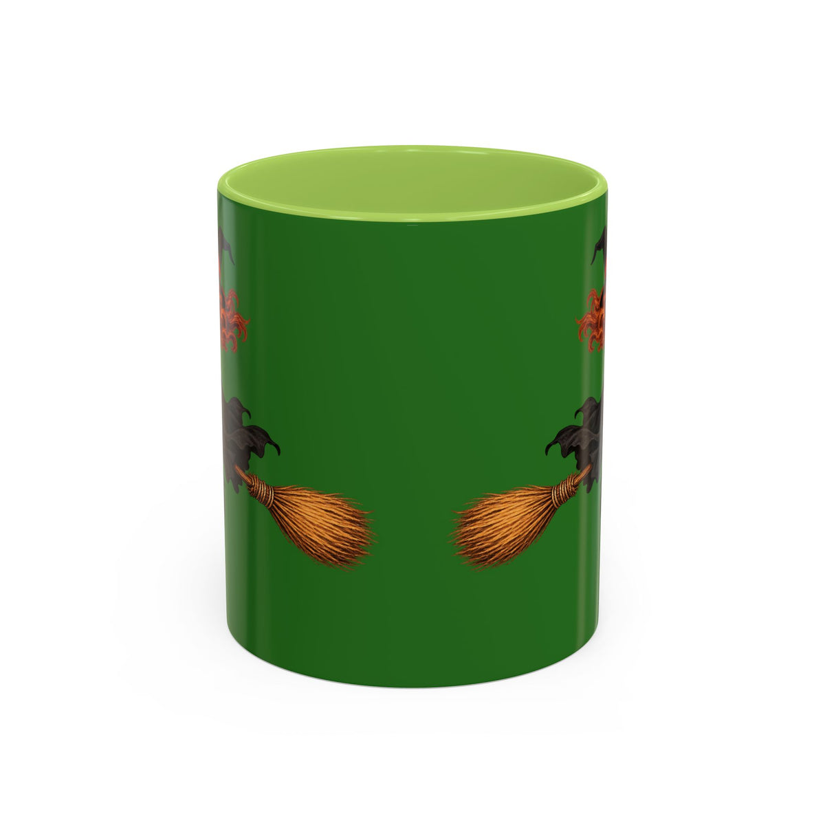 Hazel Hex Green Accent Mug by CreepyCrafts.boo