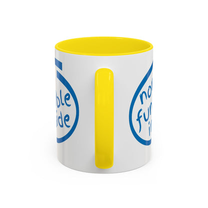 Non-Fungible Inside White Accent Mug by cypherpunkgear.com