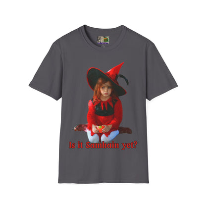 Is it Samhain yet? Dark colors Unisex T-Shirt by CreepyCrafts.boo