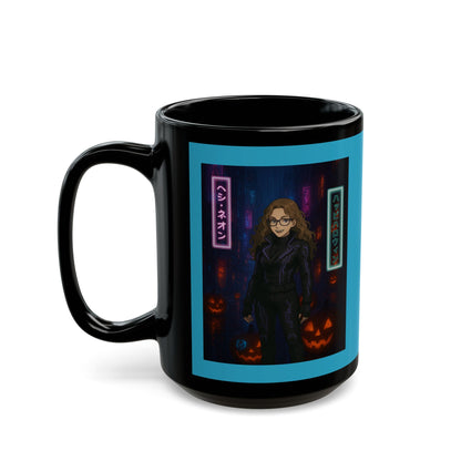 Hethyr Neon Turquoise Mug by CreepyCrafts.boo