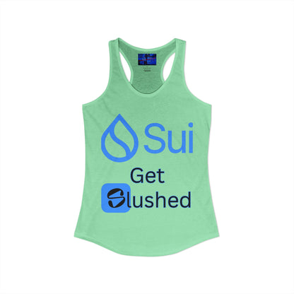 Sui: Get Slushed Women's Racerback Tank Top by cypherpunkgear.com