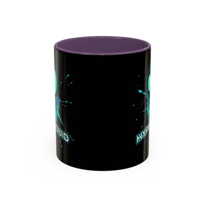 HYPE Drip Black Accent Mug by cypherpunkgear.com