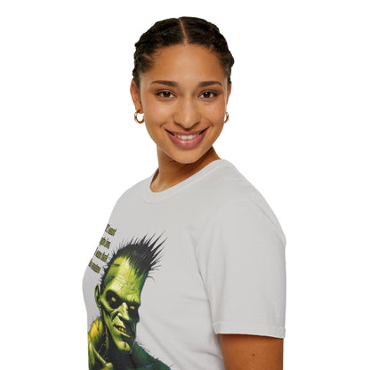 Frankenstein's Creature Light colors Unisex T-Shirt by CreepyCrafts.boo