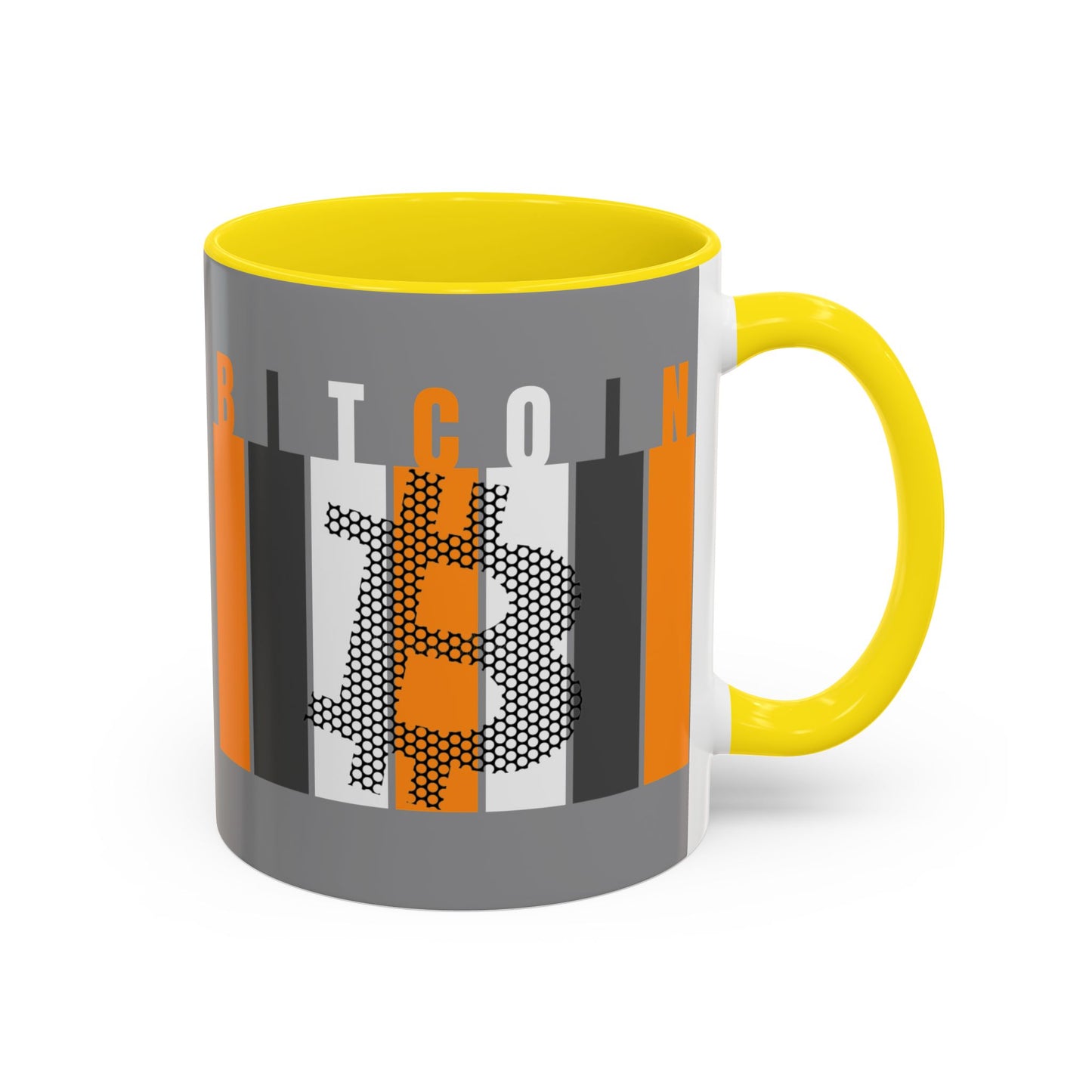 Bitcoin (BTC) Freedom Accent Mug by cypherpunkgear.com