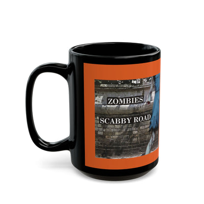 2-sided, Scabby Road Orange Mug by CreepyCrafts.boo