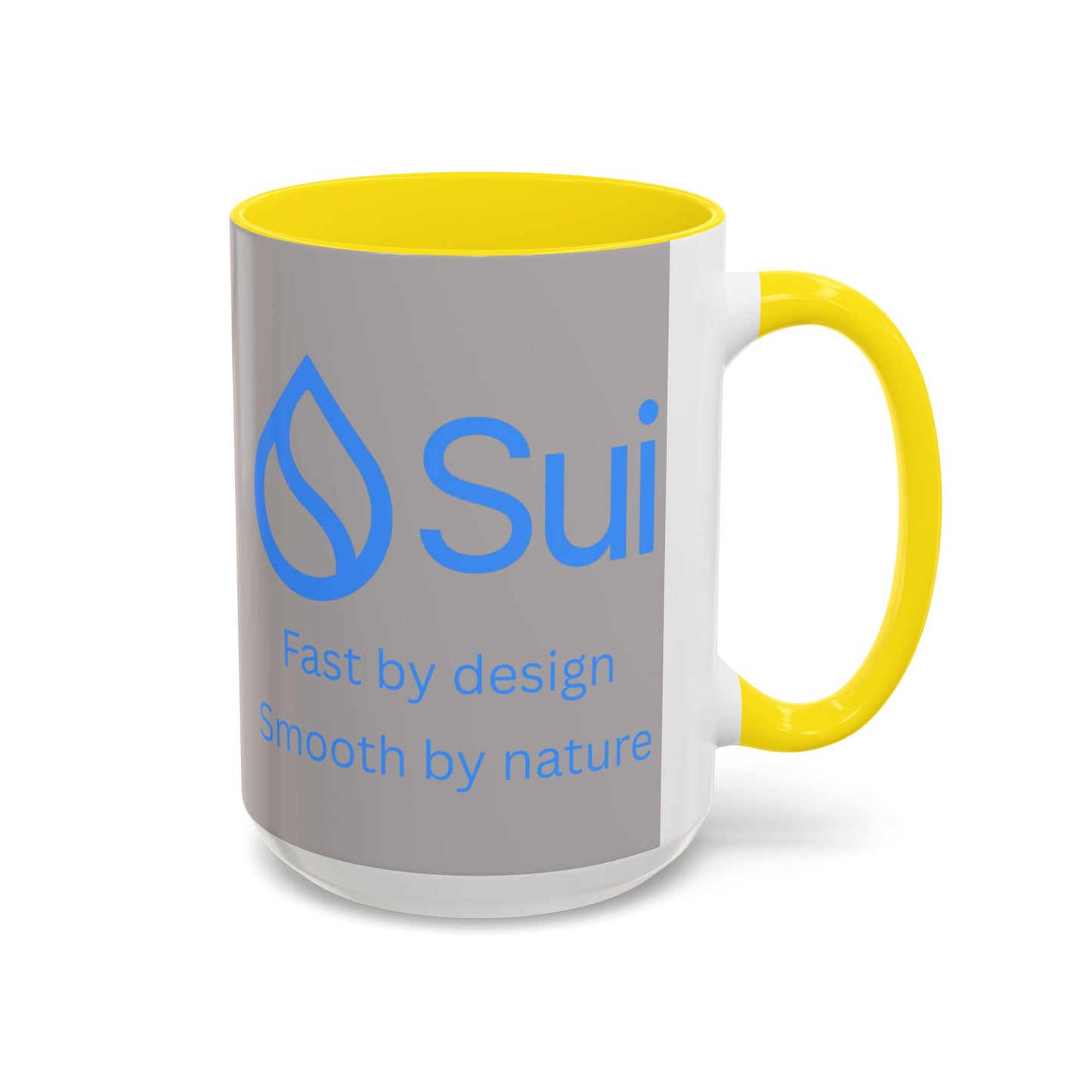 SUI Grey Accent Mug by cypherpunkgear.com