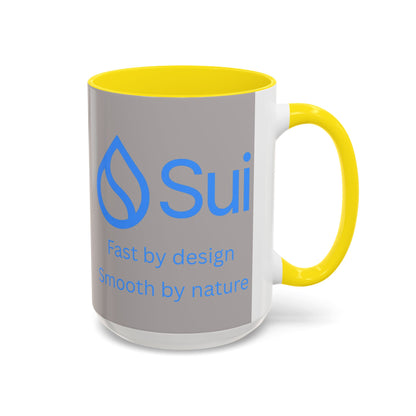 SUI Grey Accent Mug by cypherpunkgear.com