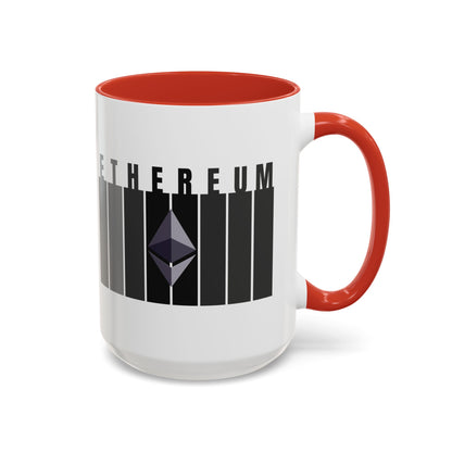 Ethereum (ETH) Accent Mug by cypherpunkgear