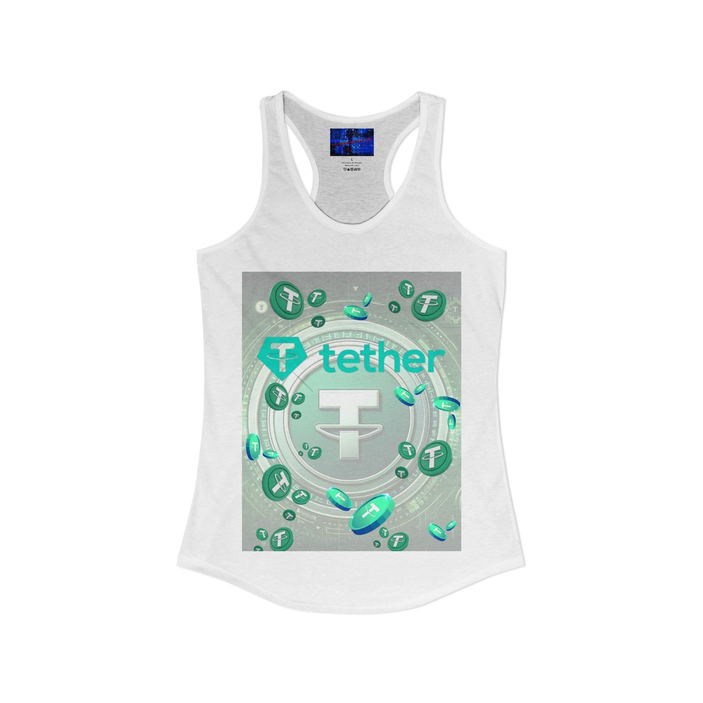 Tether Women's Racerback Tank Top by cypherpunkgear.com