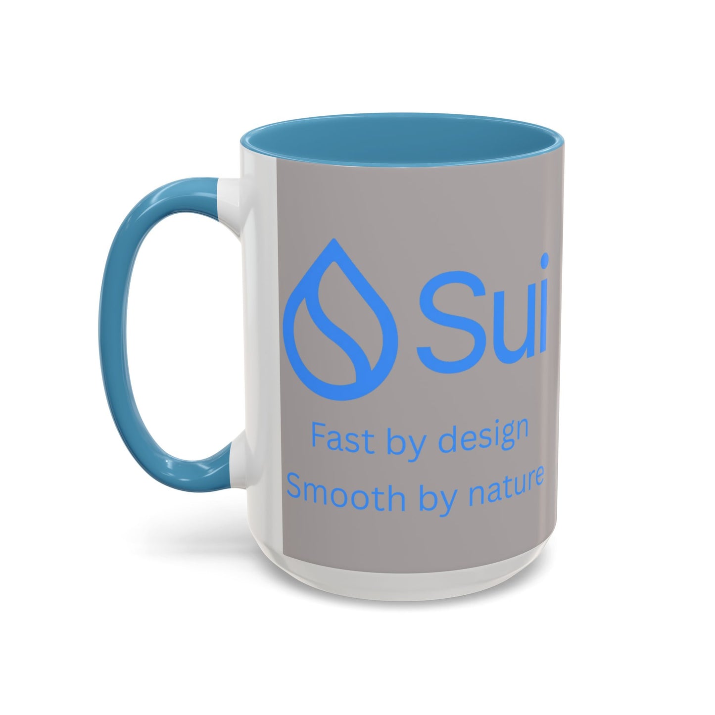 SUI Grey Accent Mug by cypherpunkgear.com