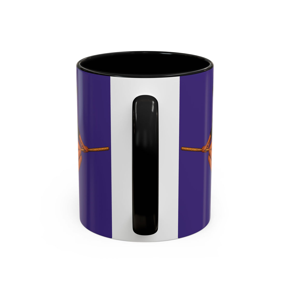 Velvet Vex Purple Accent Mug by CreepyCrafts.boo