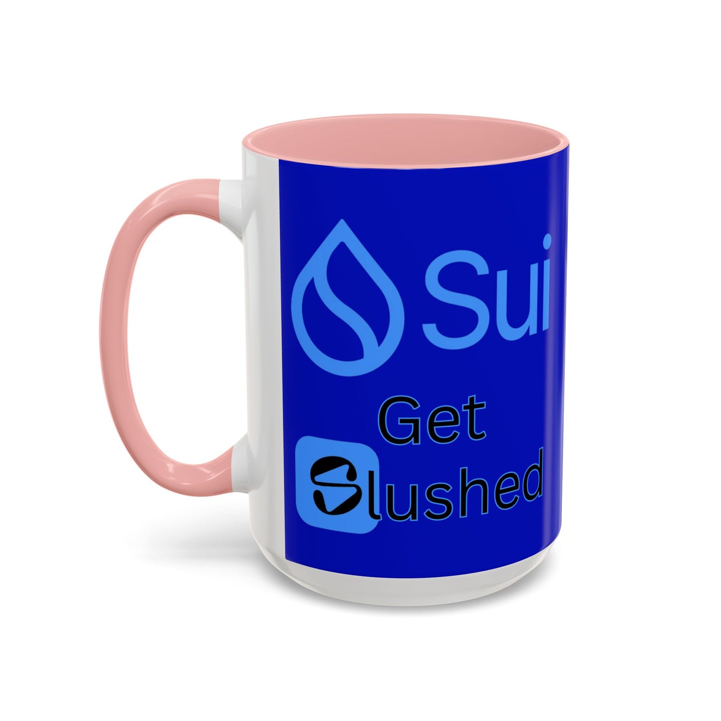 Sui: Get Slushed Dark Blue Accent Mug by cypherpunkgear.com