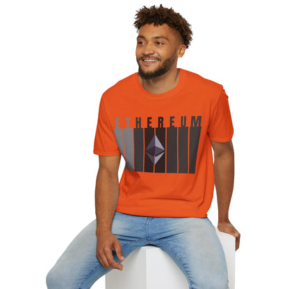 Ethereum (ETH) Light colors Unisex T-Shirt by cypherpunkgear.com
