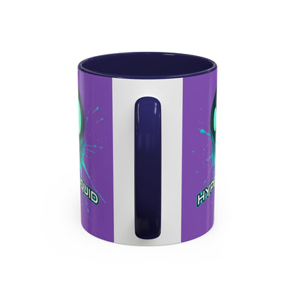 HYPE Drip Light Purple Accent Mug by cypherpunkgear.com