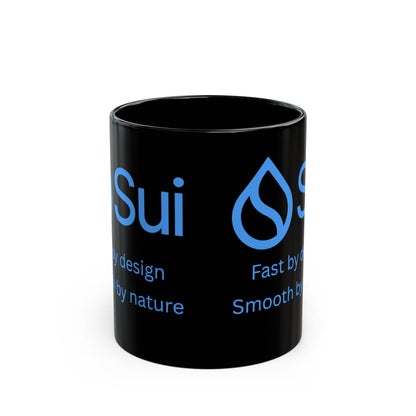 SUI Black Mug by cypherpunkgear.com