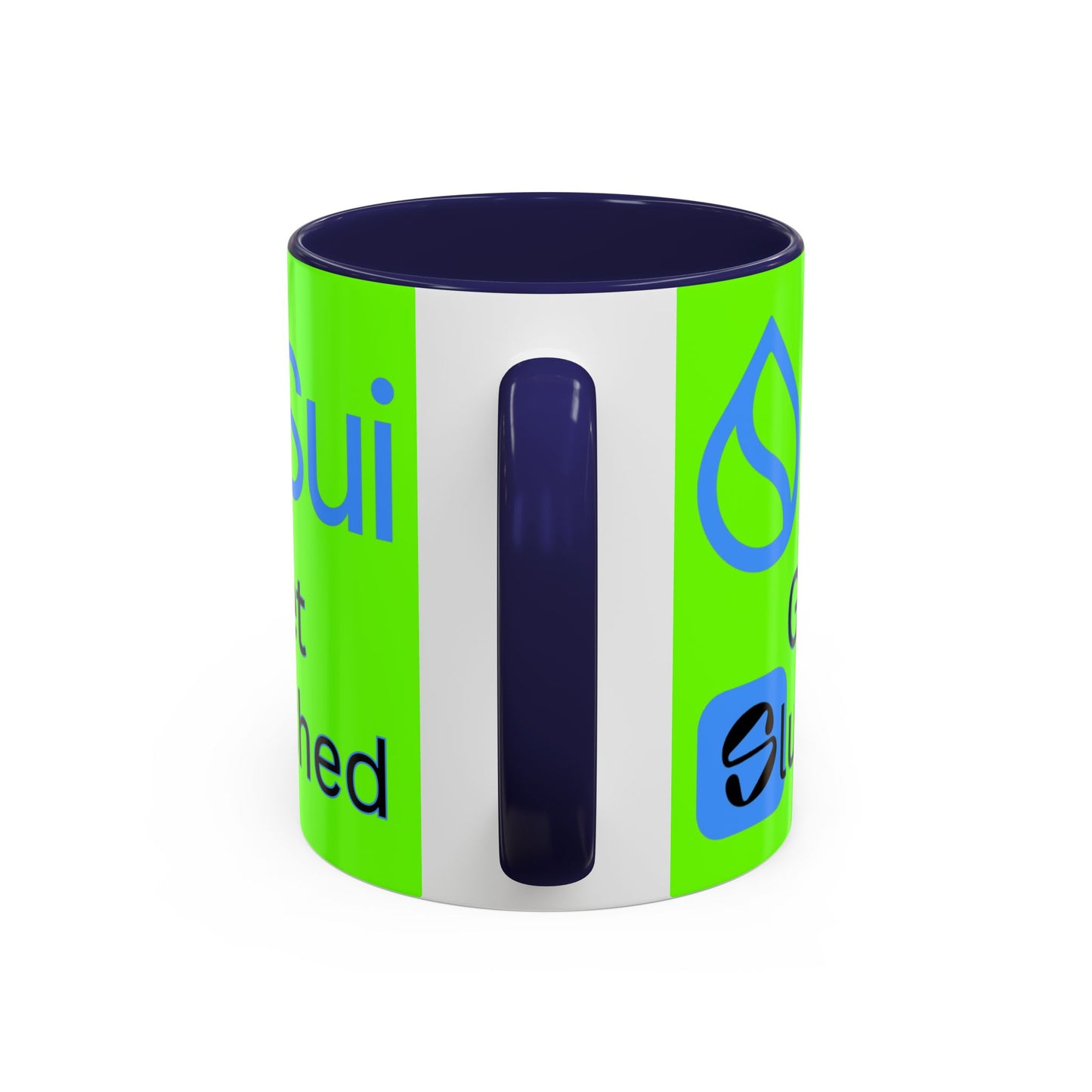 Sui: Get Slushed Green Accent Mug by cypherpunkgear.com