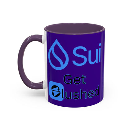 Sui: Get Slushed Purple Accent Mug by cypherpunkgear.com