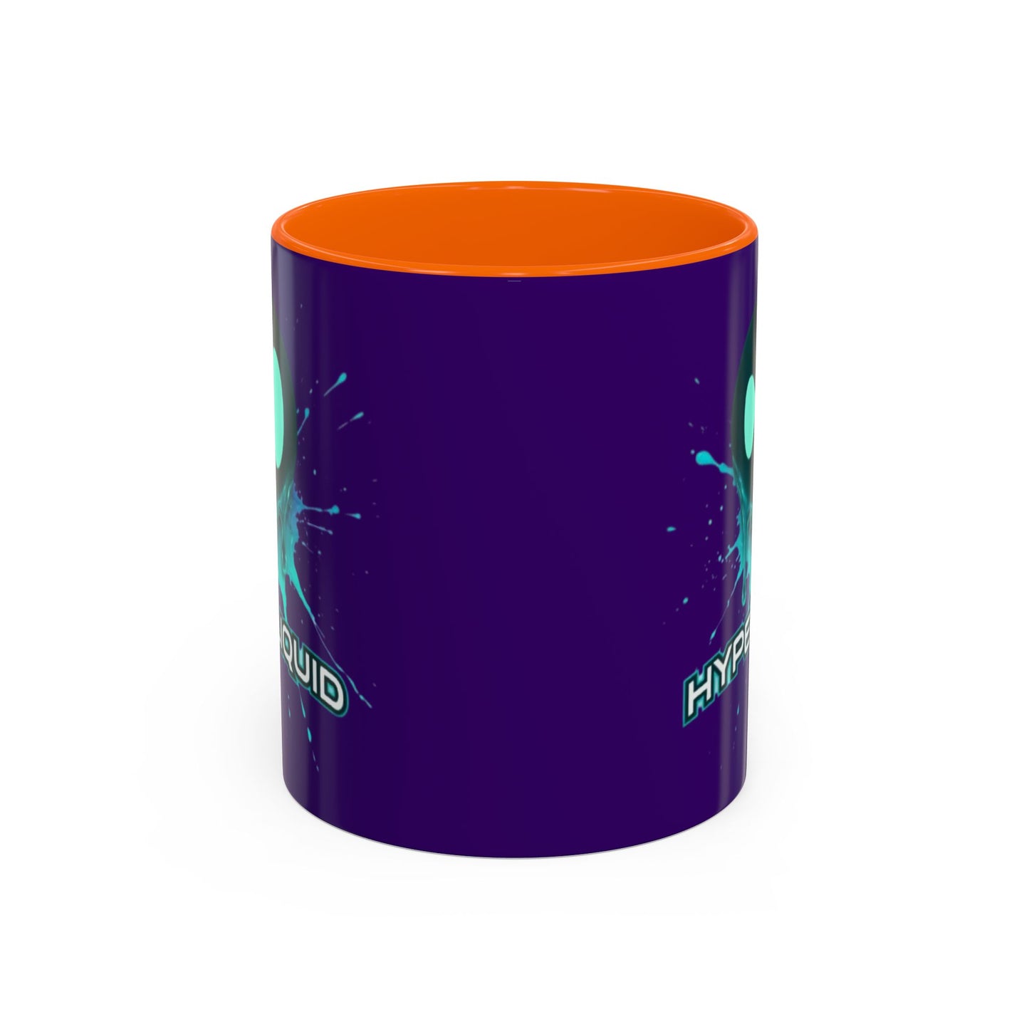 HYPE Drip Dark Purple Accent Mug by cypherpunkgear.com
