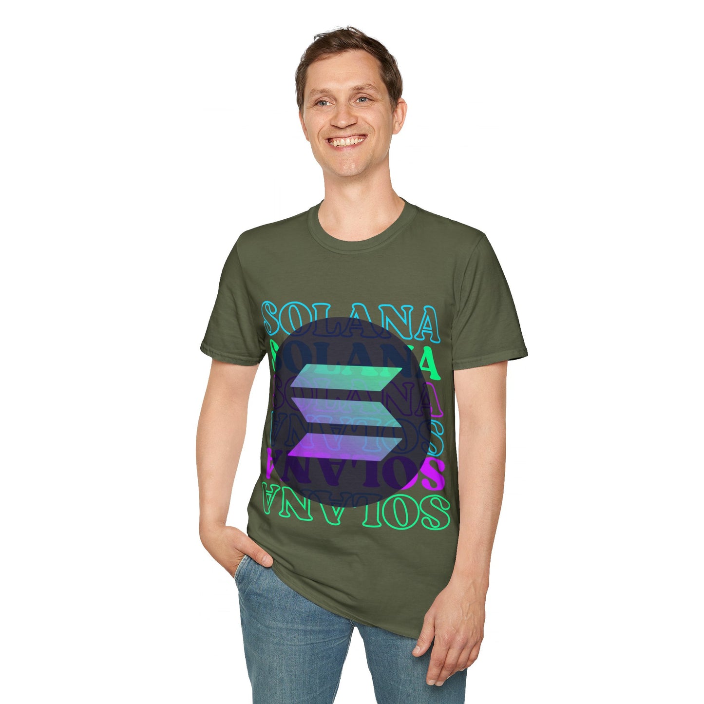 Solana Solana Solana (SOL) DKcolors Unisex T-Shirt by cypherpunkgear