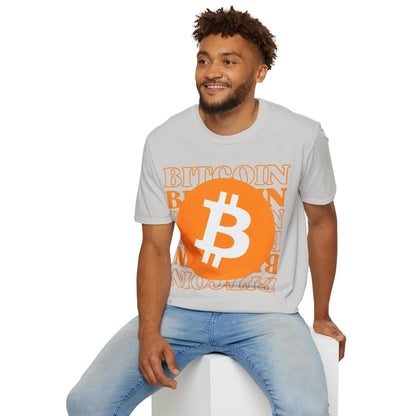 Bitcoin Bitcoin Bitcoin (BTC) Light colors Unisex T-Shirt by cypherpunkgear.com