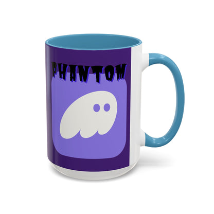 Phantom Hot Wallet Purple Accent Mug by cypherpunkgear.com