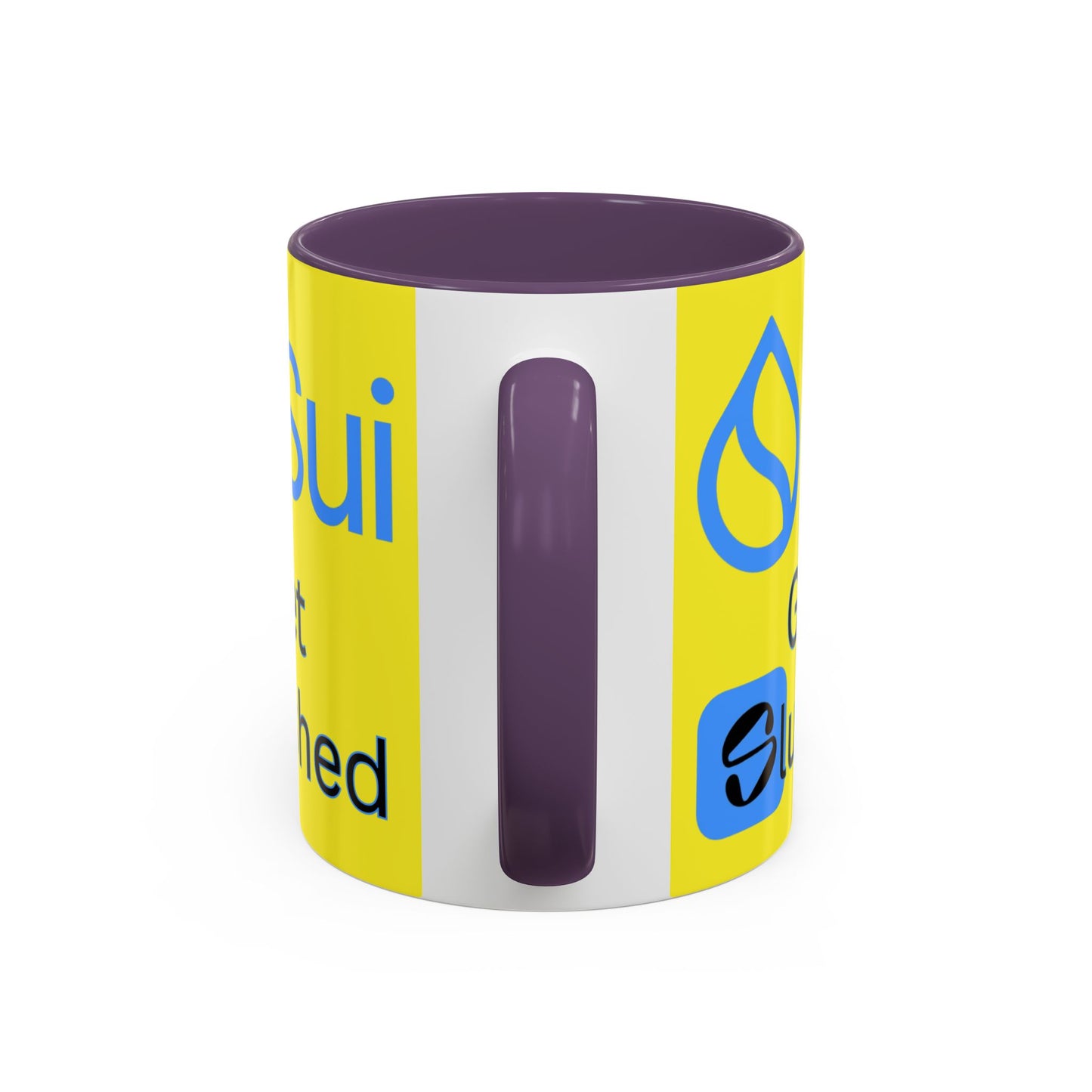 Sui: Get Slushed Yellow Accent Mug by cypherpunkgear.com
