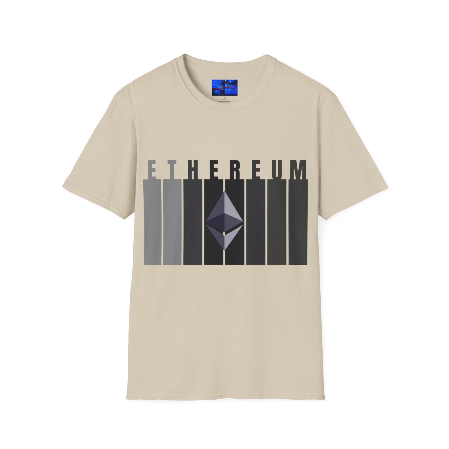 Ethereum (ETH) LTcolors Unisex T-Shirt by cypherpunkgear